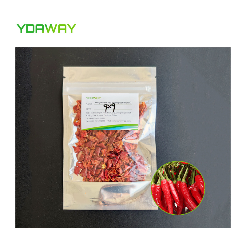 탈수된 붉은 고추