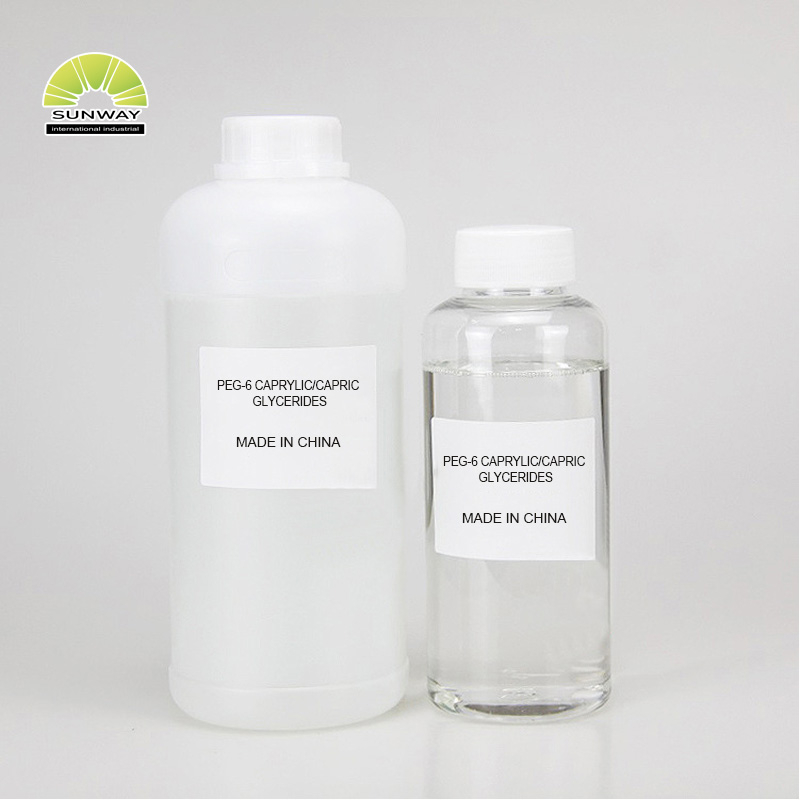 공장 공급 화장품 등급 스킨케어 보조제 유화 안정제 PEG-6 카프릴릭/카프릭 글리세라이드