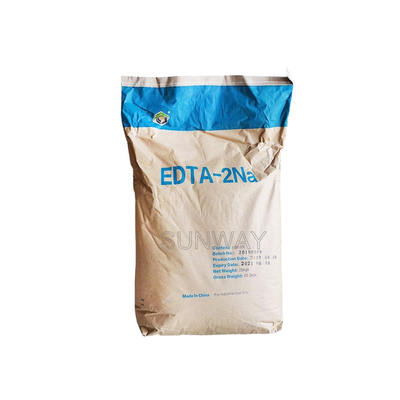 SUNWAY disodium edta 용해도 99% min edta 2 na/edta 2na 산업 등급 식품 등급 판매 CAS NO.15708-41-5