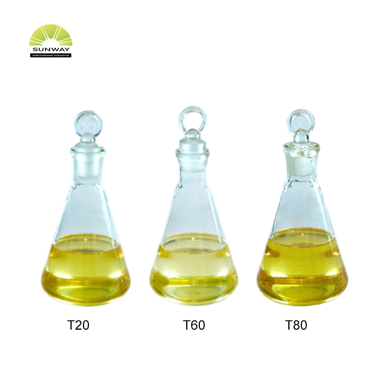 최상급 좋은 가격 매일 화학 원료 화학 유화제 액체 폴리소르베이트 20/60/80