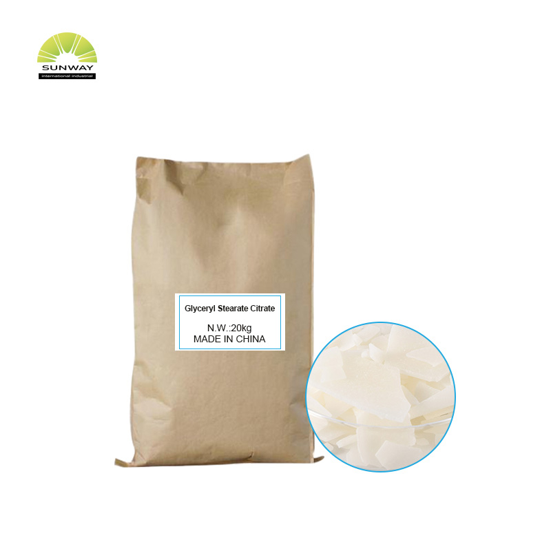 프리미엄 화장품 등급 유화제 100% 글리세릴 스테아레이트 시트레이트 CAS 55840-13-6 (메이크업용)
