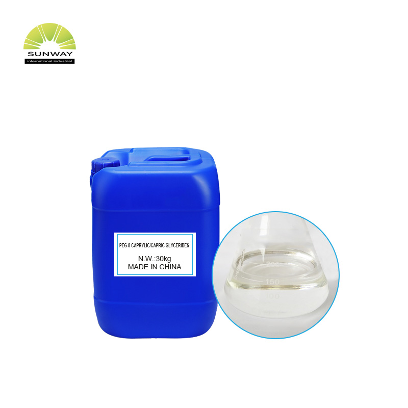 공장 공급 일용화학 원료 PEG-8 카프릴릭/카프릭 글리세라이드